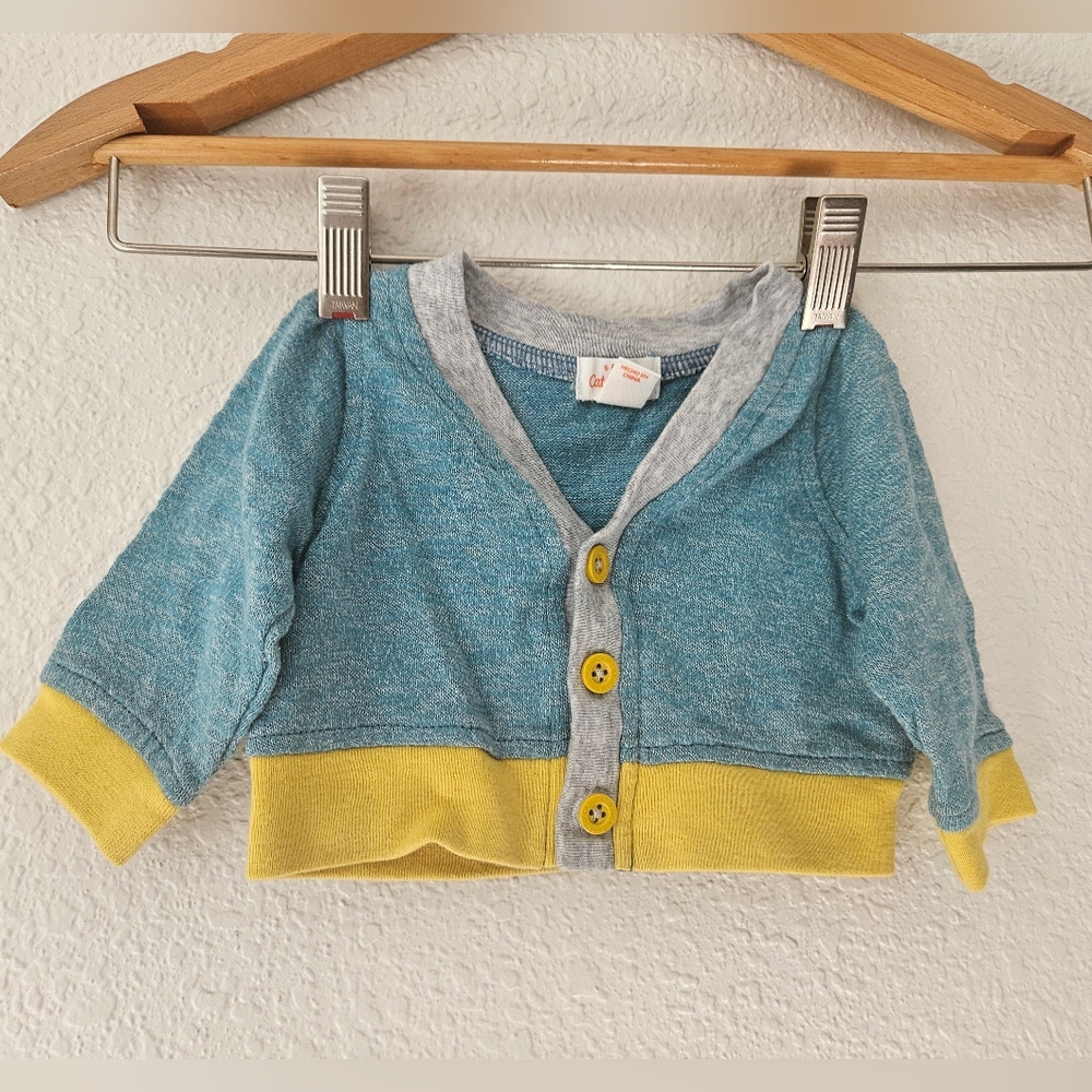 cat & jack cardigan, newborn